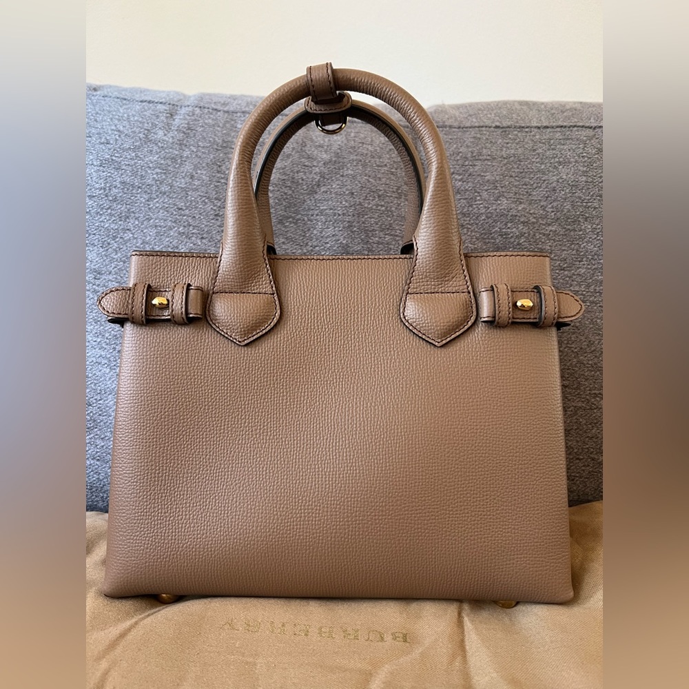 NWT Burberry Banner Small Tote House Check Derby Shoulder Crossbody Bag - Picture 6 of 14
